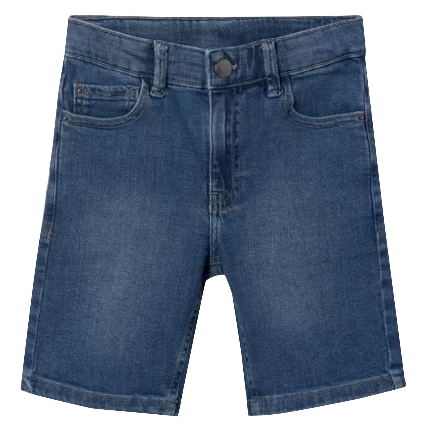 Boys Blue Denim Shorts, 1, hi-res image number null